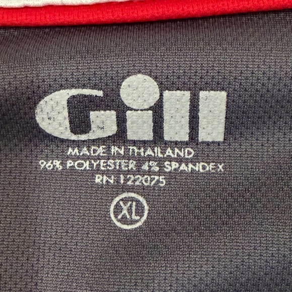 Gill US Sailing Men’s Short Sleeve Polo Embroidered Logo Sz XL SPF 50 Marine - Picture 6 of 8